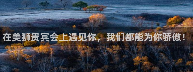 卧龙娱乐平台注册入口：在美狮贵宾会上遇见你，我们都能为你骄傲！